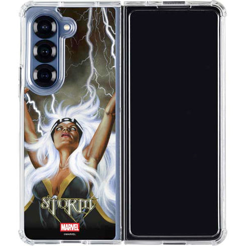 Marvel X-Men Storm by Joe Jusko Galaxy Z Fold6 Clear Case